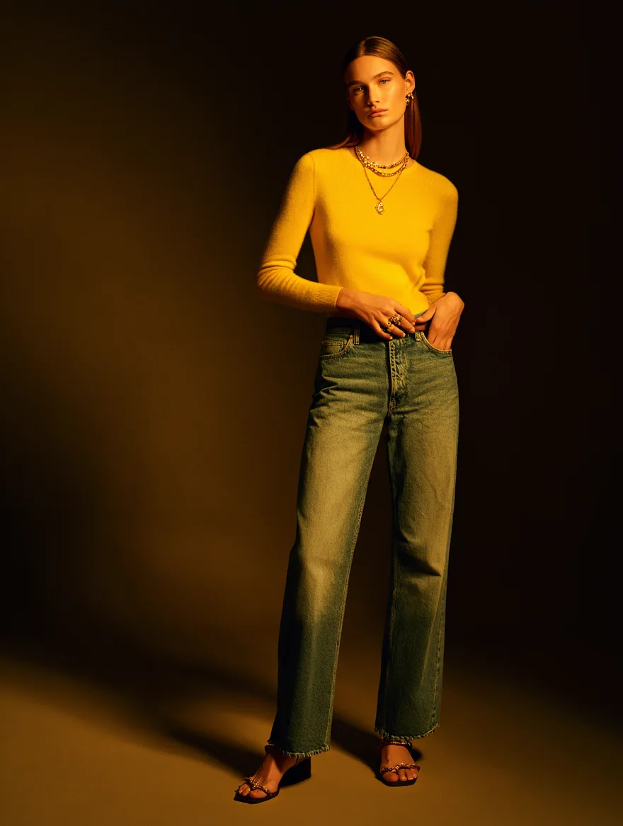 Premium Straight-Leg Jeans