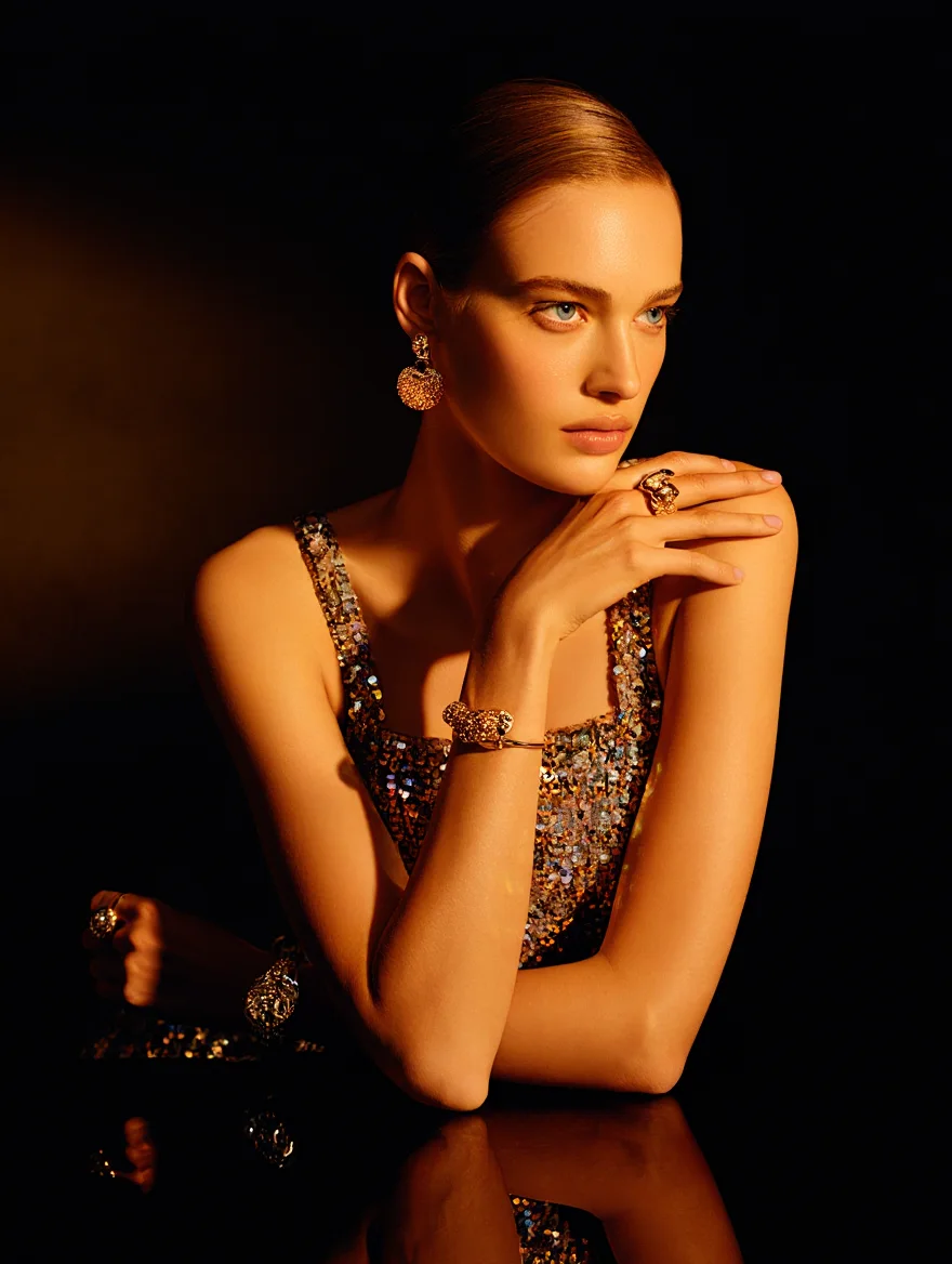 Sequin Evening Top